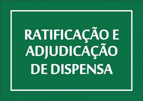 RATIFICAÇÃO E ADJUDICAÇÃO - DISPENSA Nº DP00002/2015 