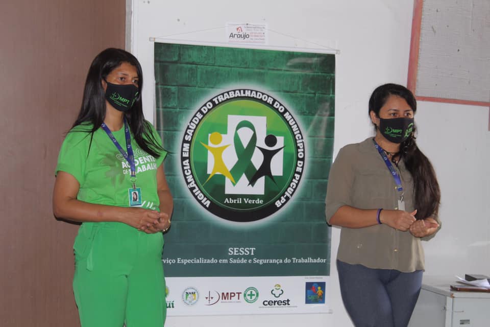 Equipe Técnica de Vigilância em Saúde do Trabalhador realiza Ações em alusão à Campanha Abril Verde no Município