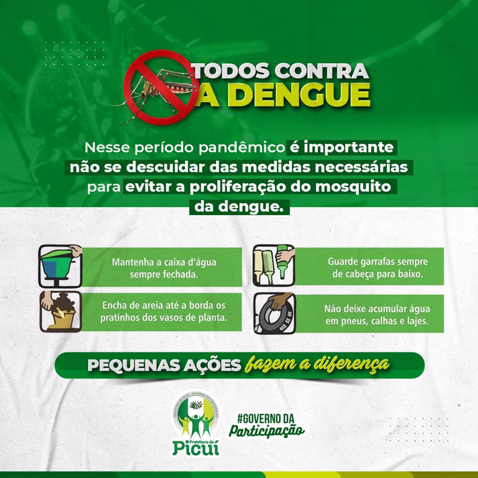 Todos contra a Dengue: Campanha é Realizada pela Vigilância Ambiental do Município
